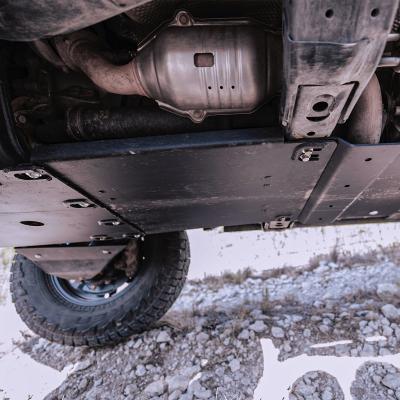 2014-Present 4Runner Transfer Skid Plate Aluminum/Powdercoat Cali Raised LED
