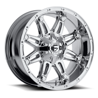 Aluminum Wheels 20X10 Hostage D530 5 On 114.3/5 On 127 Chrome 78.1 Bore -18 Offset Fuel Off Road Wheels