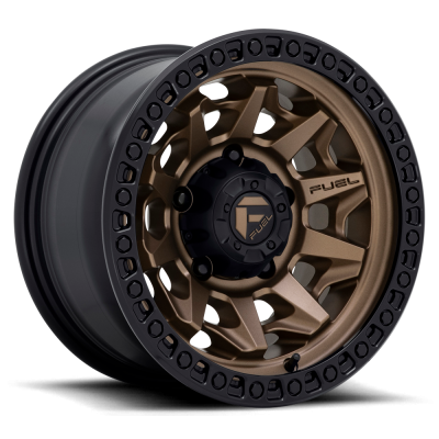 Aluminum Wheels 18X9 Covert D696 5 On 127 Matte Bronze Black Bead Ring 71.5 Bore 1 Offset Multi Spoke Fuel Off Road Wheels