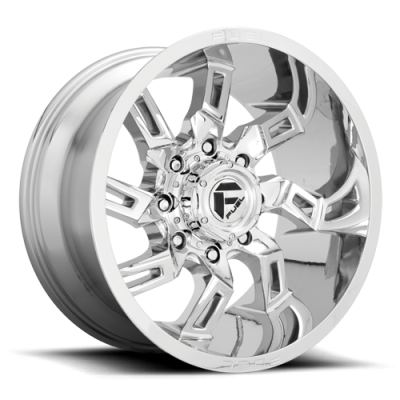 Aluminum Wheels 20X9 Lockdown D746 5 On 127 Chrome 71.5 Bore 1 Offset Fuel Off Road Wheels
