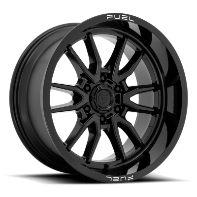Aluminum Wheels 17X9 Clash 6 D760 6 On 120 Gloss Black 67.06 Bore 1 Offset Multi Spoke Fuel Off Road Wheels