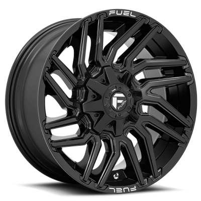 Aluminum Wheels 22X10 Typhoon D776 5 On 114.3/5 On 127 Gloss Black 78 Bore -18 Offset Fuel Off Road Wheels
