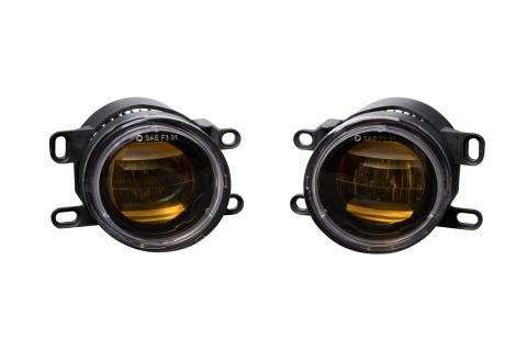 Elite Series Fog Lamps for 2012-2014 Lexus IS250C A/T Convertible Pair Yellow 3000K Diode Dynamics