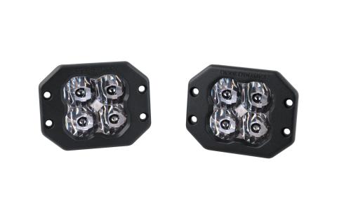 SS3 Pro ABL White SAE Driving Flush Pair Diode Dynamics