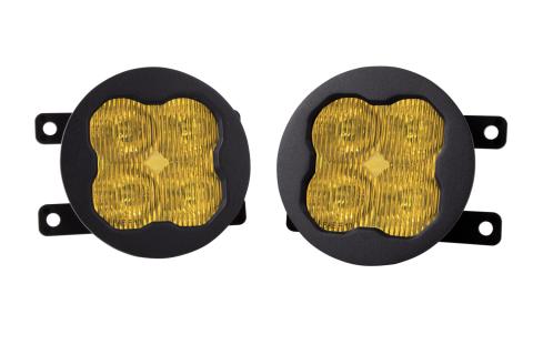 SS3 LED Fog Light Kit for 2019-2021 Subaru Forester Yellow SAE Fog Pro w/ Backlight Diode Dynamics