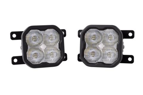 SS3 LED Fog Light Kit for 2010-2018 Ford Transit Connect White SAE Fog Max w/ Backlight Diode Dynamics