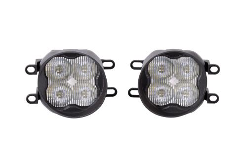SS3 LED Fog Light Kit for 2012-2016 Toyota Prius C White SAE Fog Pro w/ Backlight Diode Dynamics