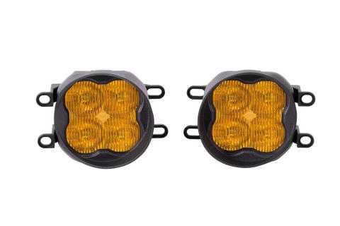 SS3 LED Fog Light Kit for 22-24 Toyota RAV4 TRD Off-Road/Adventure, Max Yellow SAE Fog Diode Dynamics