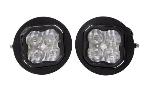 SS3 LED Fog Light Kit for 2007-2013 Toyota Tundra White SAE Fog Sport w/ Backlight Diode Dynamics