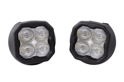 SS3 LED Fog Light Kit for 2008-2009 Pontiac G8 White SAE Fog Pro w/ Backlight Diode Dynamics