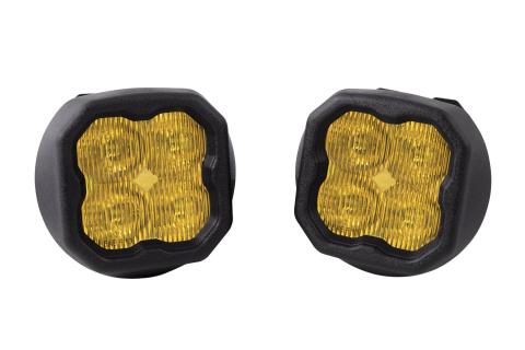 SS3 LED Fog Light Kit for 2007-2012 GMC Acadia Yellow SAE Fog Max w/ Backlight Diode Dynamics