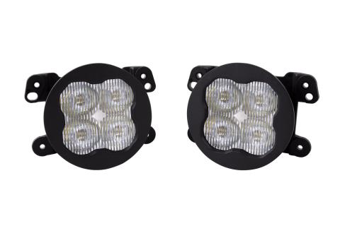SS3 LED Fog Light Kit for 2006-2009 Chrysler PT Cruiser White SAE Fog Pro w/ Backlight Type M Bracket Kit Diode Dynamics