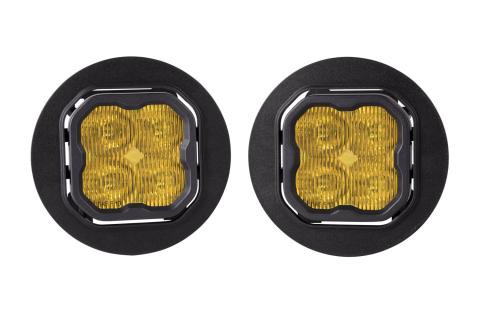 SS3 LED Fog Light Kit for 2005-2009 Subaru Outback Yellow SAE Fog Max w/ Backlight Diode Dynamics