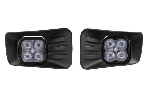 SS3 LED Fog Light Kit for 2007-2014 Chevrolet Tahoe Z71, White SAE Fog Sport with Backlight Diode Dynamics