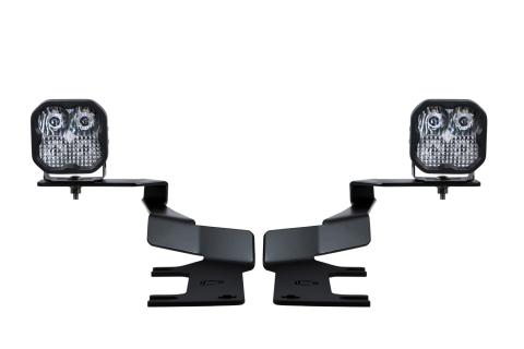 Stage Series Ditch Light Kit for 2017-2022 Ford Super Duty, SS3 Pro White Combo Diode Dynamics