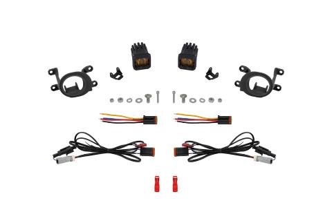 SSC1 LED Fog Light Kit for 22-24 Lexus NX350h, Yellow SAE Fog Diode Dynamics