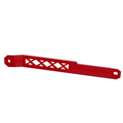 2020-2024 Chevrolet/GMC L5P Duramax Billet Driver Battery Hold Down Bracket Flag Red HSP Diesel