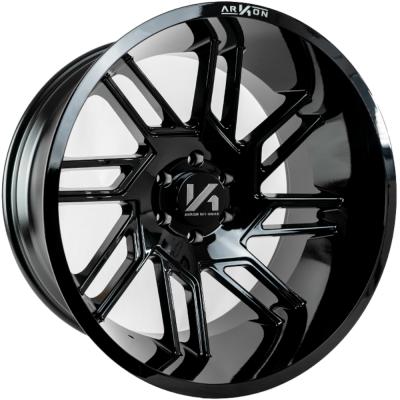 DaVinci Off Road Wheels Gloss Black 22x10 Left 6x135 -25 87.1mm Arkon Off Road