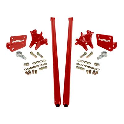 HSP Traction Bars For 2017.5-2022 Ford Powerstroke 6.7 Liter F250 Regular Cab Long Bed-Flag Red