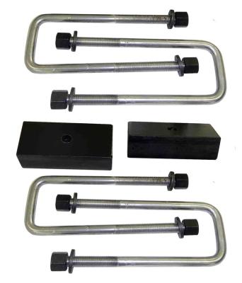 Rear Lift Block and U-Bolt Kit Heavy Duty 1 Inch For 05-13 Tacoma SuspensionMaxx