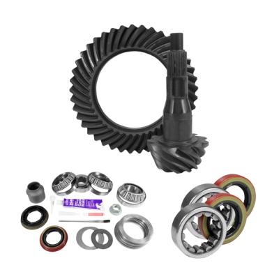 9.75 inch Ford 3.55 Rear Ring and Pinion Install Kit 2.53 inch OD Axle Bearings and Seal USA Standard