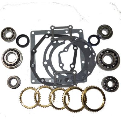 KM132/KM145 Transmission Bearing/Seal Kit w/Synchro Rings 1974-89/Chrysler/Plymouth/Mitsubishi 5-Speed Manual Trans USA Standard Gear