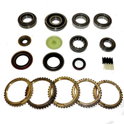 A578/NVT350 Transmission Bearing/Seal Kit w/Synchro Rings 95-00 Cirrus/Sebring Avenger/Neon/Stratus Eagle Talon Mitsubishi Eclipse Plymouth Breeze/Neon 5-Speed Manual Trans 63mm Input USA Standard Gear