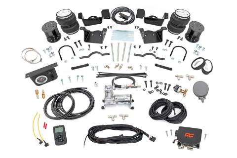 Air Spring Kit w/compressor Wireless Controller 3-5 Inch Lift Kit Silverado/Sierra 2500HD/3500HD (20- Rough Country