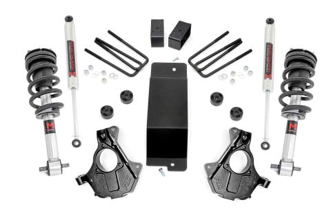 3.5 Inch Lift Kit Cast Steel LCA M1 Strut Silverado/Sierra 1500 (07-13) Rough Country
