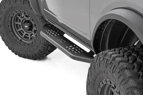 OV2 Running Boards Side Step Bars 2-Door Ford Bronco (2 Door) (21-25) Rough Country
