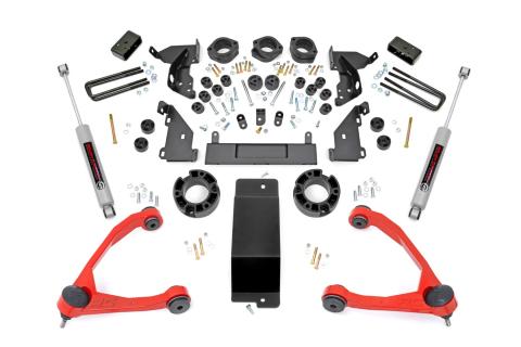 4.75 Inch Lift Kit Red UCA Combo Silverado/Sierra 1500 (14-15) Rough Country