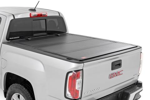 Hard Tri-Fold Flip Up Bed Cover 6 Foot Bed Chevy/GMC Canyon/Colorado (15-26) Rough Country