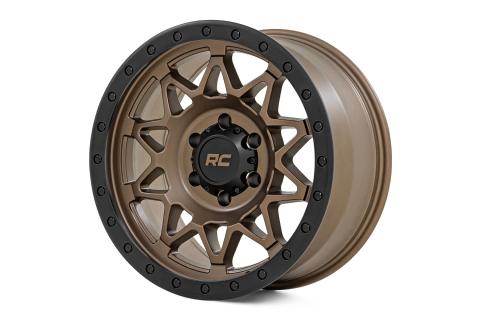78 Series Wheel Simulated Beadlock Bronze/Black 17x8.5 5x4.5 +0mm Rough Country