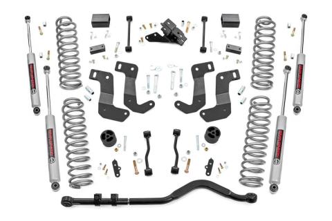 3.5 Inch Lift Kit C/A Drop 4-Door Jeep Wrangler Unlimited 4WD (24-26) Rough Country
