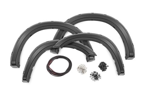 Pocket Fender Flares PAF Silver Ram 2500/3500 2WD/4WD (2019-2026) Rough Country
