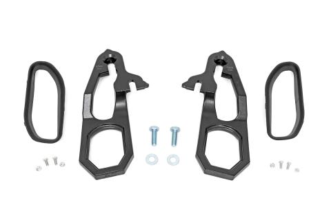 Tow Hook Brackets & Bezel Combo Ram 1500 2WD/4WD (2019-2021) Rough Country