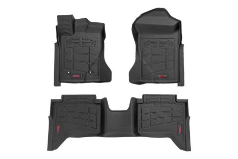 Sure-Fit Floor Mats Front & Rear Crew Ford Ranger 2WD/4WD (2024-2026) Rough Country