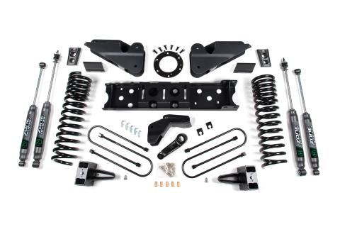 25-26 Ram 3500 (Gas) 4 Inch Radius Arm Drop Suspension Lift Kit, 2 Inch Rear Lift, Block W/O Overload - Nitro Shocks Zone Offroad