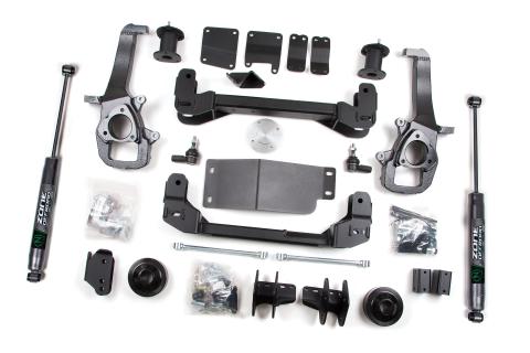 2012 Ram 1500 4WD 4 Inch Suspension Lift Kit, 3 Inch Rear Lift, Coil Spring - Nitro Loaded Struts, Nitro Shocks Zone Offroad