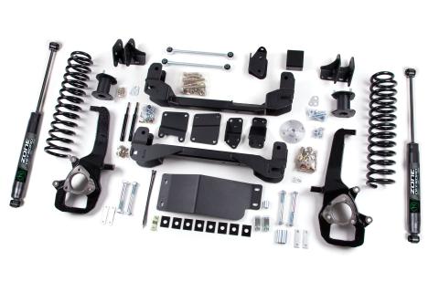 13-18 Ram 1500 4WD 6 Inch Suspension Lift Kit, 5 Inch Rear Lift, Coil Spring - Nitro Loaded Struts, Nitro Shocks Zone Offroad