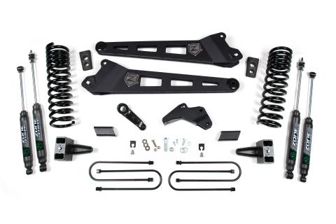 13-18 RAM 3500 5.5 Inch Replacement Radius Arm Lift Kit Gas With Nitro Shocks Zone Offroad