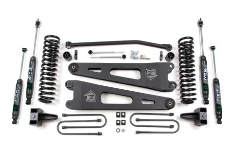 05-07 Ford F-250/F-350 Super Duty 4 Inch Radius Arm Lift Kit Gas With Nitro Shocks Zone Offroad