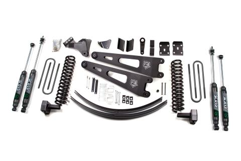 08-10 Ford F-250/F-350 Super Duty 6 Inch Lift Kit Gas Without Overload With Nitro Shocks Zone Offroad
