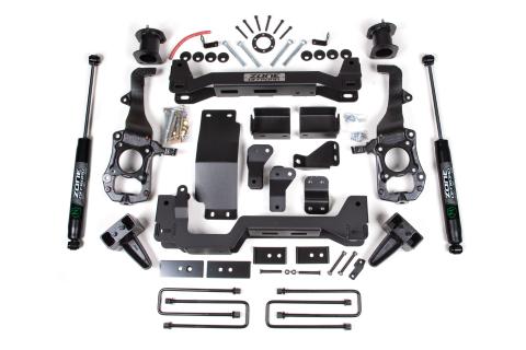 21-24 Ford F-150 6 Inch Zone Lift Kit Fox Adventure Shocks Zone Offroad