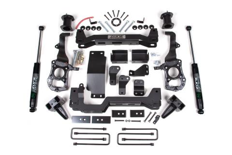 21-24 Ford F-150 4 Inch Zone Lift Kit Fox Adventure Shocks Zone Offroad
