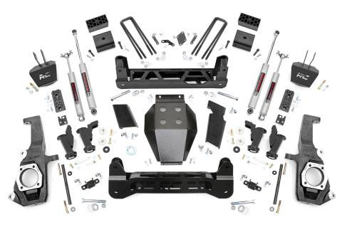 5.0 Inch GM Torsion Bar Drop Suspension Lift Kit (11-19 2500HD/3500HD) Rough Country