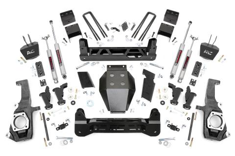 7.5 Inch GM Torsion Bar Drop Suspension Lift Kit (11-19 2500HD/3500HD) Rough Country