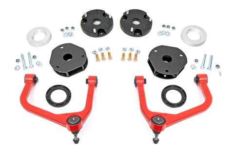 3.5 Inch Lift Kit Red Chevy/GMC SUV 1500 4WD (2021-2026) Rough Country