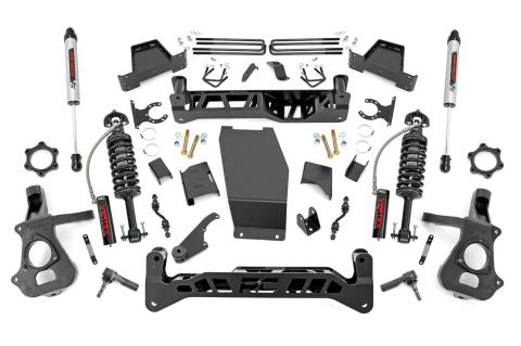 7 Inch Suspension Lift Kit Vertex/V2 14-18 Silverado/Sierra 1500 4WD Aluminum/Stamped Steel Rough Country