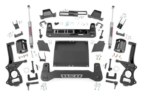 6.0 Inch Suspension Lift Kit Strut Spacers Diesel 19-20 Chevy 1500 PU 4WD/2WD Rough Country